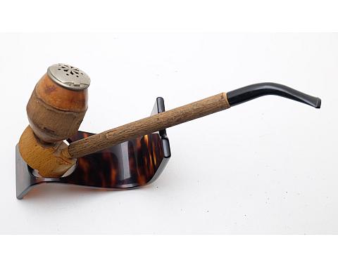 ​Unsmoked Cherrywood Beautiful French Vintage Tobacco Pipe Freehand 