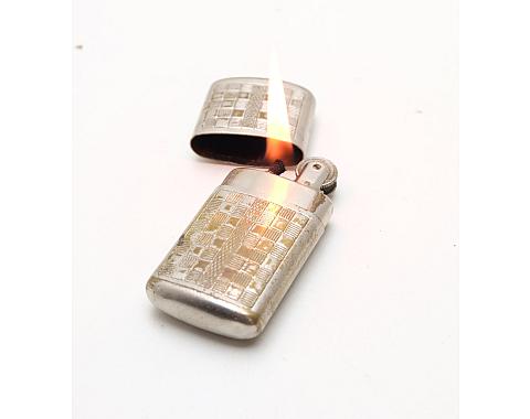 Vintage Petrol Lighter Paris Made in France 1940-1950s Works great!