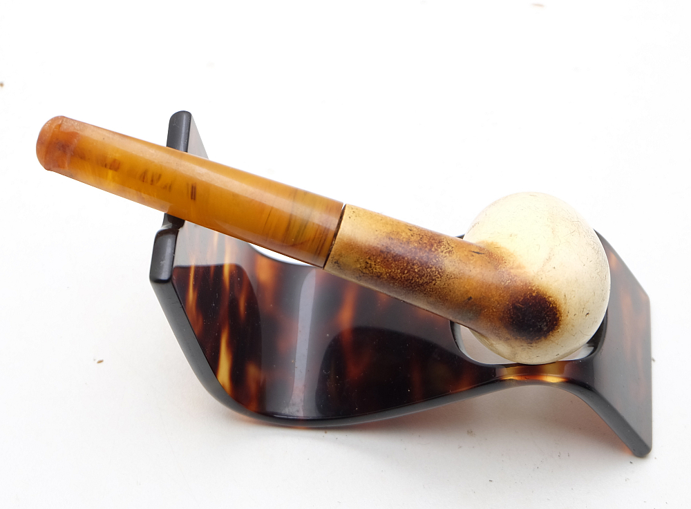 ​​Antique Meerschaum Billiard Vintage Smoking Pipe - 7