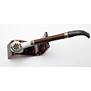 ​Hunter Nice Vintage Smoking Pipe Porcelaine EP Ring - 3 small