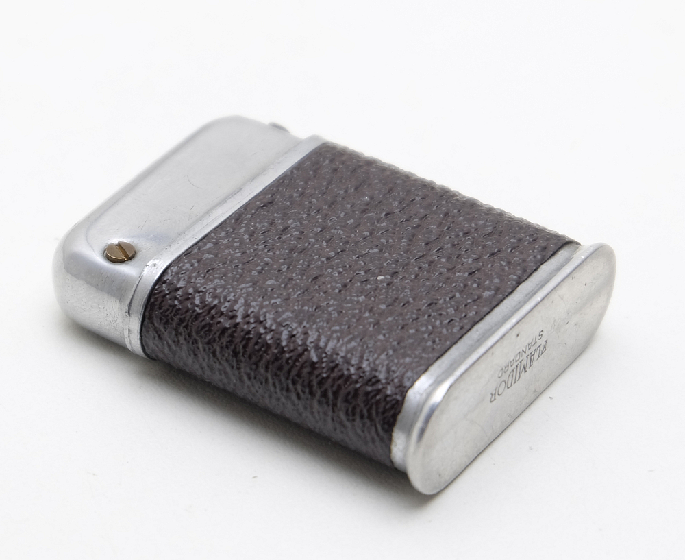 Flamidor Junior Art Deco Vintage Petrol Lighter Works good! - 5