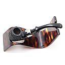 ​Silver Match Montreal Bent Billiard Vintage Smoking Pipe Restored! - 3 small