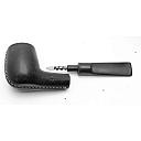 ​Billiard Vintage Tobacco Smoking Pipe Grenhill Leather Coated - 8 small