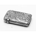 ​Solid Silver Petrol Matchbox/Lighter France - 9 small