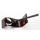 ​Long Black Ceramic Vintage Tobacco Smoking Pipe - 2 small