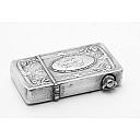 ​Silver 800 Automatic Petrol Lighter Germany 1900-1920S Works good! Rare! - 5 small