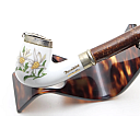 ​Hunter Nice Vintage Smoking Pipe Porcelaine EP Ring - 2 small