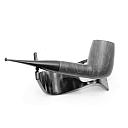 Butz-Choquin Makalu Flamme Smoking Pipe Vintage Restored! - 4 small