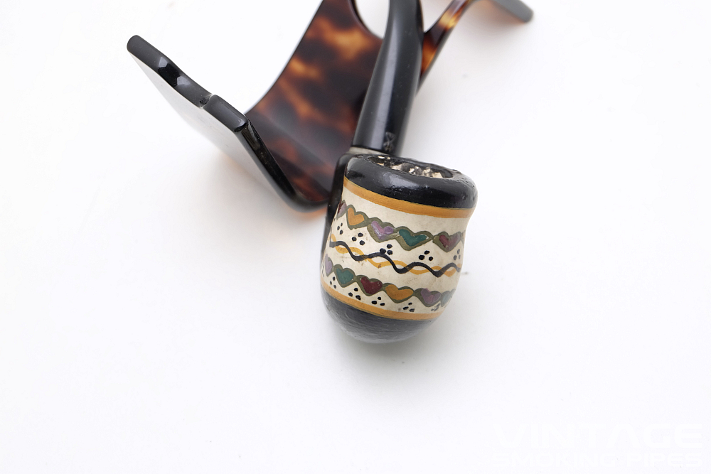 Handmade Classic Ceramic Pipe France - 5