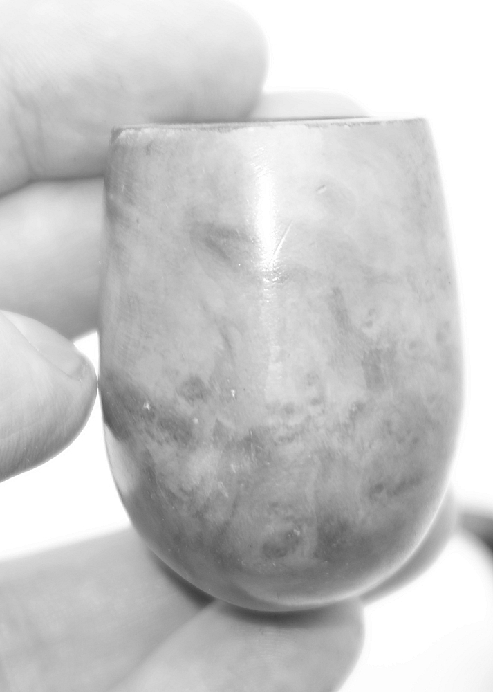 ​Real briar Bent Billiard Smoking Pipe Vintage France - 7