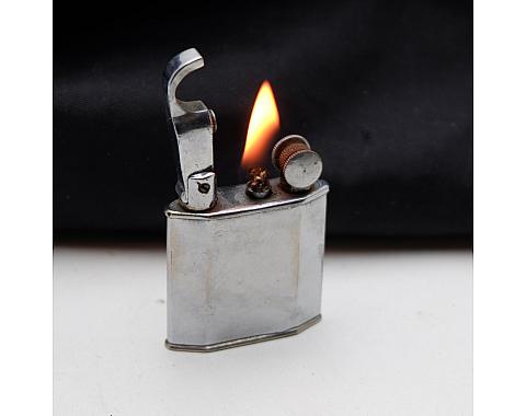 Sina Modele Depose French Vintage Petrol Lighter 1940-1950s Works great!