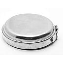 Hermes Set Solid Silver Lighter and Metal Gold Plated Ashtray 1960s - 10 small
