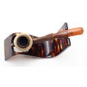 ​Antique Meerschaum Eagle Claw Tobacco Smoking Pipe Amber Stem Rare! - 3 small