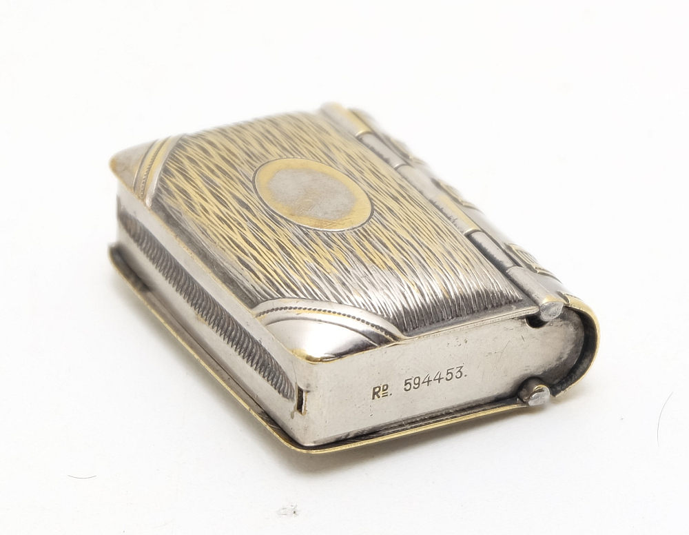 Unbranded Unique Antique Book Matchbox/Coin box Case Rare! - 4