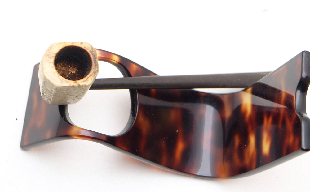 ​Long Meerschaum French Vintage Tobacco Smoking Pipe - 3