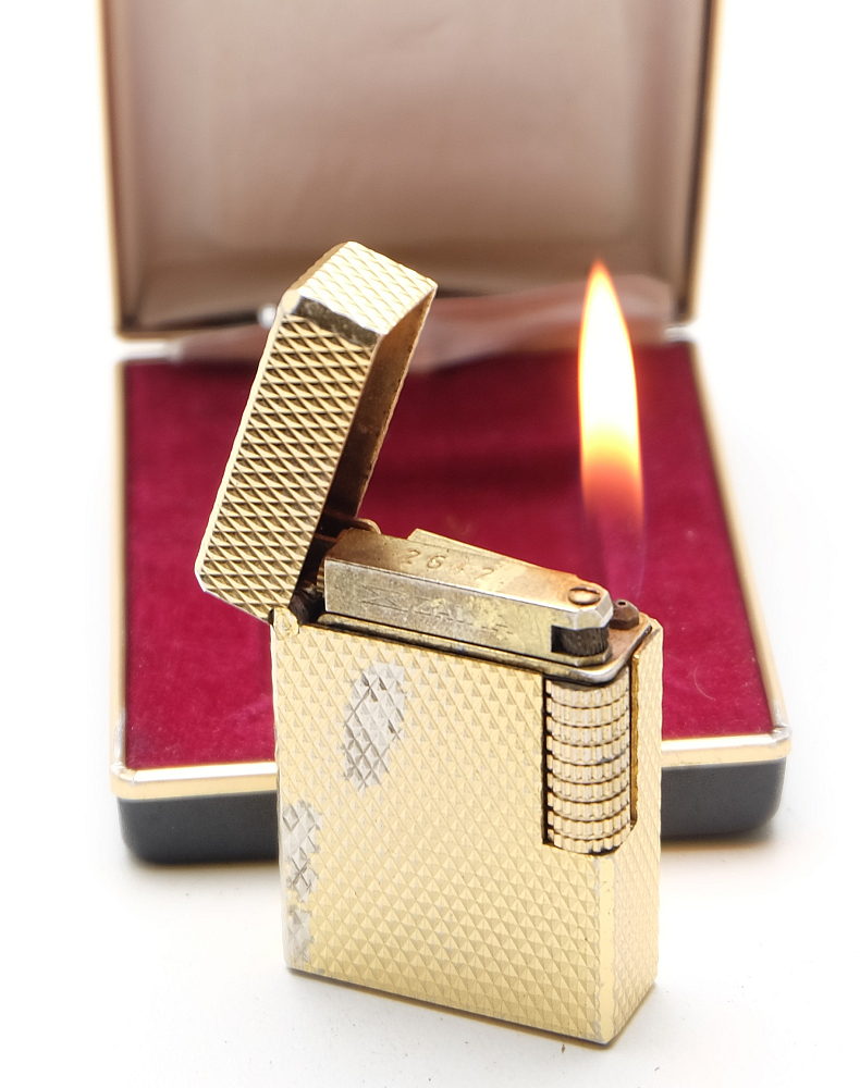 ​Zaima Chatelet Japan Vintage Gas Lighter Works good! Fully Serviced! - 1