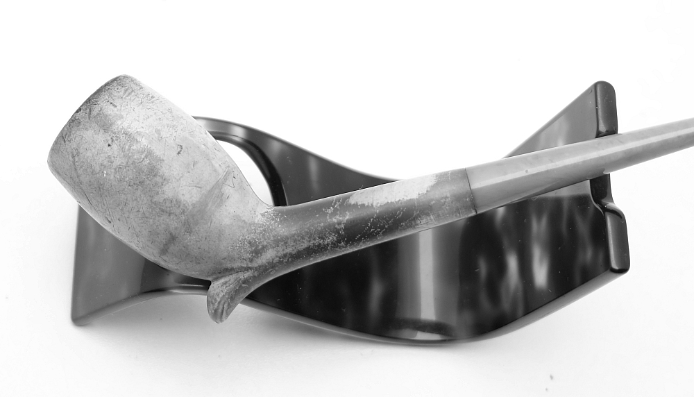 ​Antique Meerschaum French Long Tobacco Smoking Pipe Amber Stem - 2