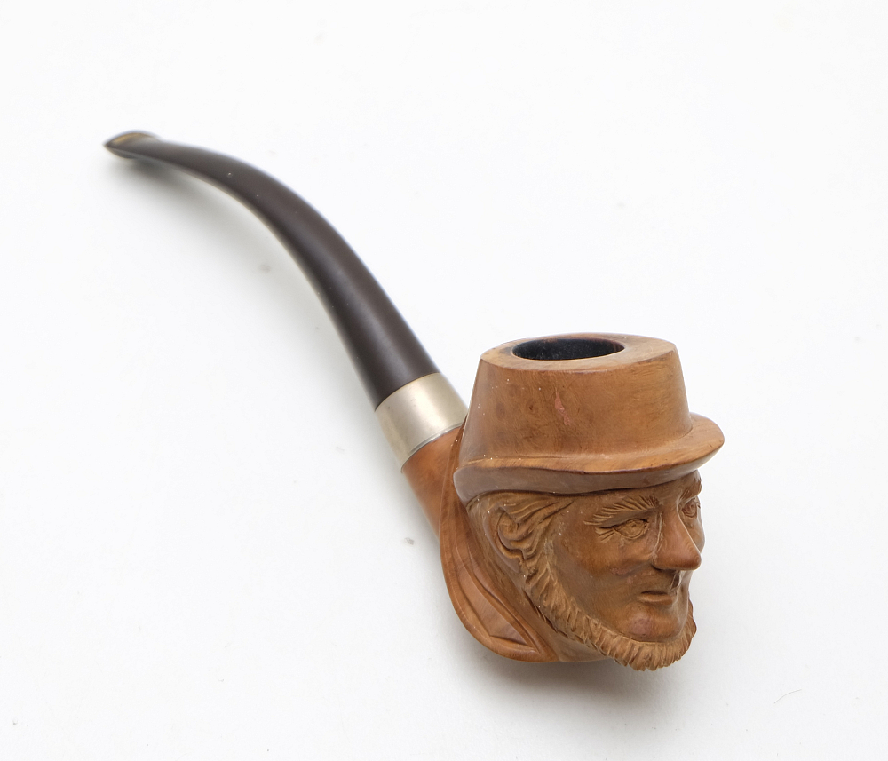 Ma Colombe St.Claude ​Men Head Carved Vintage Smoking Tobacco Pipe - 6