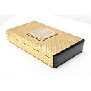 Lancel Cigarette Box With Clock/Alarm Works Good! With small crack un plastic! - 3 small