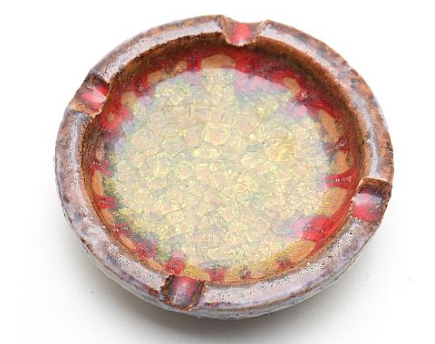 Unbranded Ceramic French Ashtray Vintage!