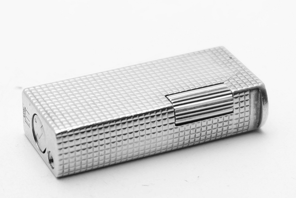 ​Dunhill Aldunil Paris Gas Lighter Solid Silver and Gold Plated Fully serviced! - 7