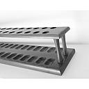 ​Beautiful Wooden Pipe Stand for 24 Big Billiard Pipes Vintage! - 2 small