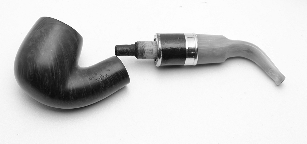 Butz-Choiqun A Metz №3 France Vintage Smoking Pipe Restored! Very Rare! - 9