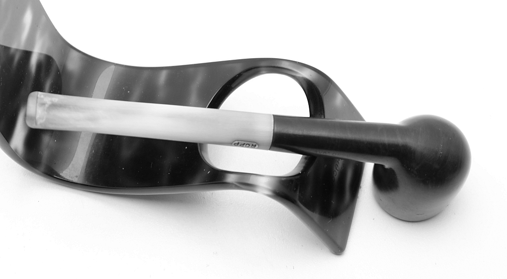 Ropp Grand Luxe 5 Billiard Vintage Smoking Pipe Horn Stem! Restored! - 6