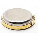 ​Hermes Set Solid Silver Lighter and Metal Gold Plated Ashtray 1960s - 10 small