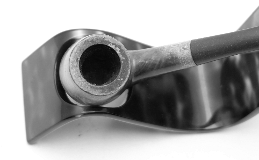 ​Real briar Bent Billiard Smoking Pipe Vintage France - 4