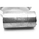 Hermes Set Solid Silver Lighter and Metal Gold Plated Ashtray 1960s - 15 small