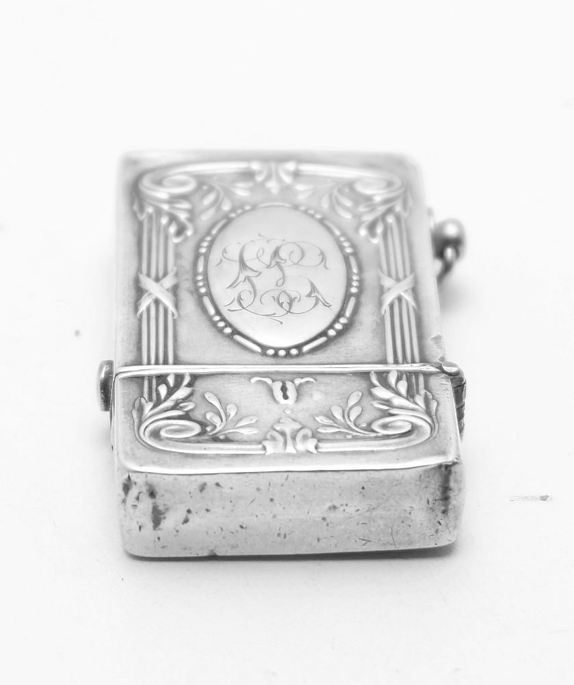 ​Silver 800 Automatic Petrol Lighter Germany 1900-1920S Works good! Rare! - 4